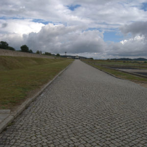 Prisoners were forced to pave this path using stones from the quarry in the concentration camp.