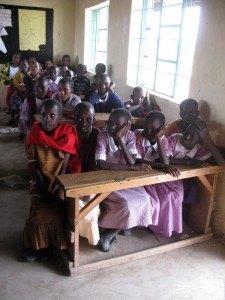 All-girls school in Maasai village in Nkoilale - photography by Jenny SW Lee