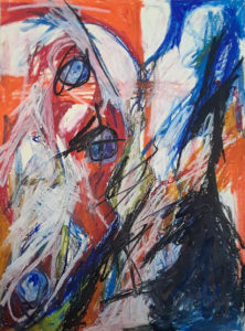 Self-Empowerment - oil pastel by Jenny S.W. Lee