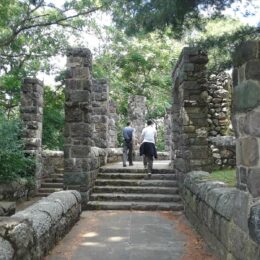 Schoolmaster Hill Ruins, home of Ralph Waldo Emerson, Franklin Park, MA | Photography by Jenny S.W. Lee