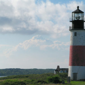 Nantucket lighthouse in Cape Cod