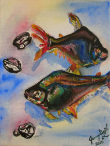 Tropical Fish - watercolor by Jenny S.W. Lee