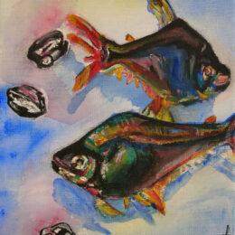 Tropical Fish - watercolor (Not Available)