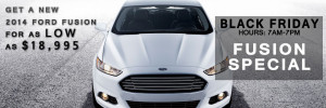 Banner ad for George Coleman Ford--B2013 lack Friday Special
