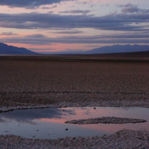 Badwater Basin at Sunset - photography by Jenny SW Lee
