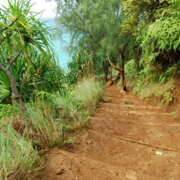 Kalalau Trail along Na Pali Coast