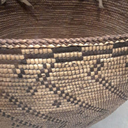 Coiled Cedar Root Basket