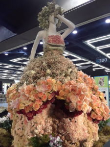 Northwest Flower and Garden Festival | Fleurs de Villes' floral art mannequins | Photography by Jenny SW Lee