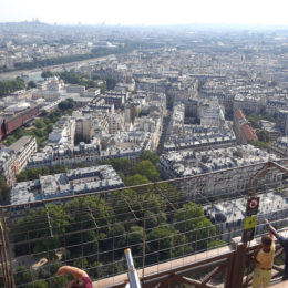 View from the top of the Eiffel Tower
