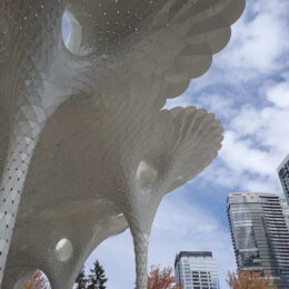 Piloti sculpture, Bellevue Downtown Park, WA | Photography by Jenny S.W. Lee